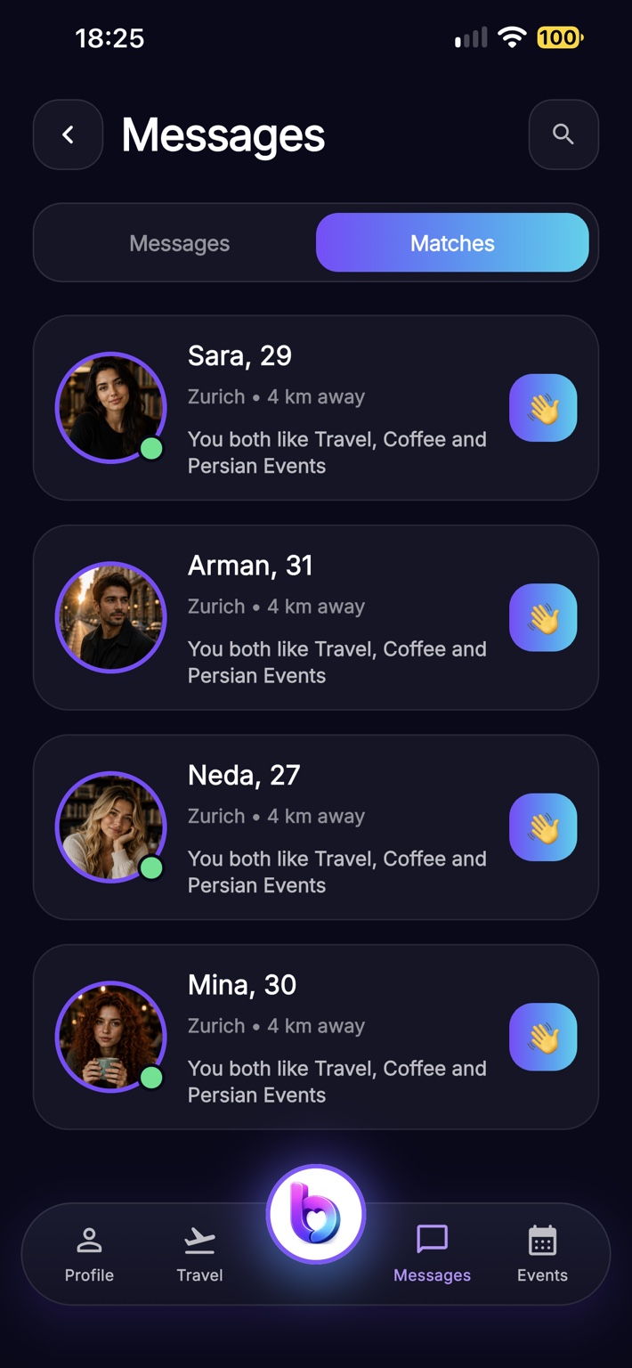 Besana matches